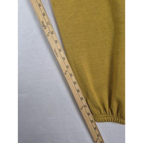 Aviator Nation Lightning Bolt Mustard Yellow Women’s Sweatpants Size XL - Picture 10 of 10